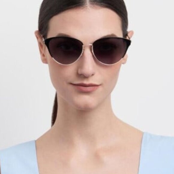 Kate Spade IANNA/G/S 0000 M2 Cat Eye Sunglasses – Rose Gold/Red/Pink - Picture 3 of 10